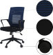 Kancelářská židle DIXOR tmavomodrá/černá