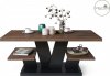 Konferenční stolek VIVA 110x60 cm dub/černá