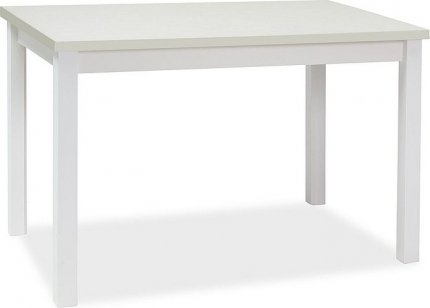 Rozkládací jídelní stůl HORACY 125x75, bílá mat