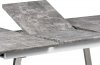 Rozkládací jídelní stůl HT-804 BET, beton/nerez