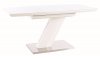 Rozkládací jídelní stůl TORONTO 120x80 bílá mat