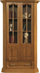 KOLUMBUS (KINGA)- knihovna dřevo D3-108 x 202 x 42 kolekce"B" (K250-E)