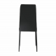 Jídelní židle ENRA, tmavě hnědá/černá