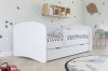 Dětská postel SHOKORA 80x160 s úložným prostorem, bílá