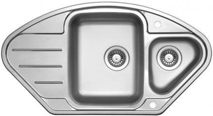 Rohový dřez Sinks LOTUS 945.1 V 0,8mm leštěný - STSLTL94551018V