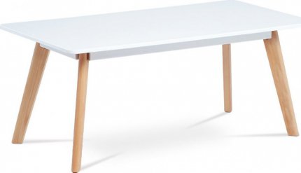 Konferenční stolek ACT-666 WT, bílá/buk