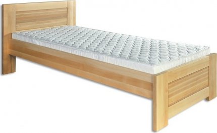 Masivní postel KL-161, 90x200, dřevo buk, výběr moření