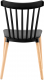 Jídelní židle, černá/buk, ZOSIMA