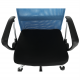 Kancelářská židle TC3-973M 2 NEW, modrá/černá