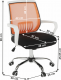 Kancelářská židle LANCELOT, černá/oranzová