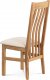 Dřevěná jídelní židle C-2100 OAK, masiv dub BEZ SEDÁKU