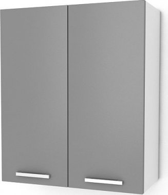 Horní kuchyňská skříňka Natanya G602D šedý lesk