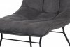 Jídelní židle DCH-414 GREY3, potah šedá látka v dekoru vintage kůže/kov