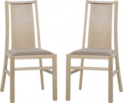 Dřevěná jídelní židle VOLANO 111 dub sonoma, (2ks)