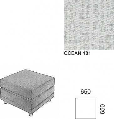 Rozkládací taburet AVA TAB OCEAN 181