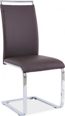 Jídelní čalouněná židle H-334 hnědá