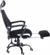Kancelářská židle SIDRO s podnoží, černá síťka/černá
