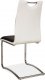 Jídelní čalouněná židle H-426 černá/bílá