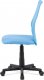 Dětská židle KA-V101 BLUE, modrá MESH, ekokůže/černý plast