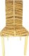 Ratanová jídelní židle MONTE Z015S, banánový list/borovice