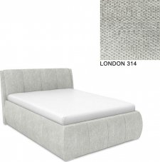 Čalouněná postel AVA EAMON UP 160x200, s úložným prostorem, LONDON 314