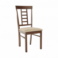 Jídelní židle OLEG NEW, ořech/béžová