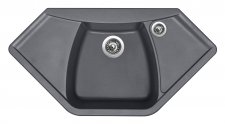 Rohový dřez Sinks NAIKY 980 Titanium - TLNA98051072