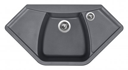 Rohový dřez Sinks NAIKY 980 Titanium - TLNA98051072