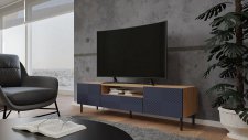 TV stolek Karis 160-K dub artisan/modrá
