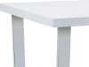 Jídelní stůl AT-2088 WT, bílá lesk/chrom