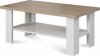 Konferenční stolek VANEL 7, barva dub/bílá