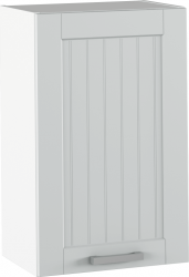 Horní kuchyňská skříňka JULIA TYP 5 světle šedá/bílá