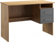 Pracovní stůl OFFICE KIT 2 pravý dub apalačský/šedá