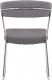 Jídelní židle DCH-496 GREY2, šedá látka, chrom