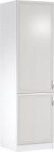 Vysoká skříň SICILIA D60ZL pro vestavnou lednici, levá, bíla/sosna Andersen