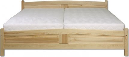 Masivní postel KL-104, 140x200, borovice, výběr moření