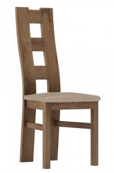 Dřevěná jídelní židle TADEÁŠ dub lefkas/Victoria 31