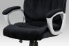 Kancelářská židle KA-N717 BK2, černá látka, houpací mech, plastový kříž 