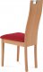 Dřevěná jídelní židle BC-22462 BUK3, buk, BEZ SEDÁKU