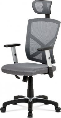 Kancelářská židle KA-H104 GREY, šedá