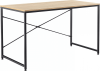Psací stůl MELLORA 120x60, dub/ černý kov