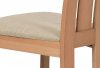 Jídelní židle BC-3931 BUK3, masiv buk, barva buk, potah krémový