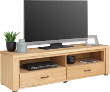 MALTA RTV 2S (NATURA) televizní stolek dřevo DUB PŘÍRODNÍ (smontovaný nábytek) kolekce "B" (K250-E)