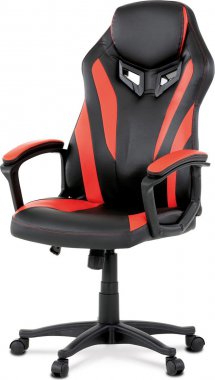 Herní židle  KA-Y209 RED, červená/černá ekokůže