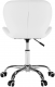 Designová kancelářská židle ARGUS, bílá/chrom