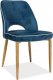 Jídelní čalouněná židle VERDI modrá