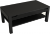 Konferenční stolek, černá / černá s extra vysokým leskem, ADONIS AS 96