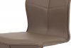Jídelní židle HC-788 CAP, cappuccino ekokůže, chrom