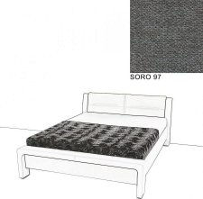 Čalouněná postel AVA CHELLO 180x200, SORO 97