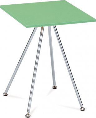 Odkládací stolek 83467-02 LIM, vysoký lesk zelený / chrom